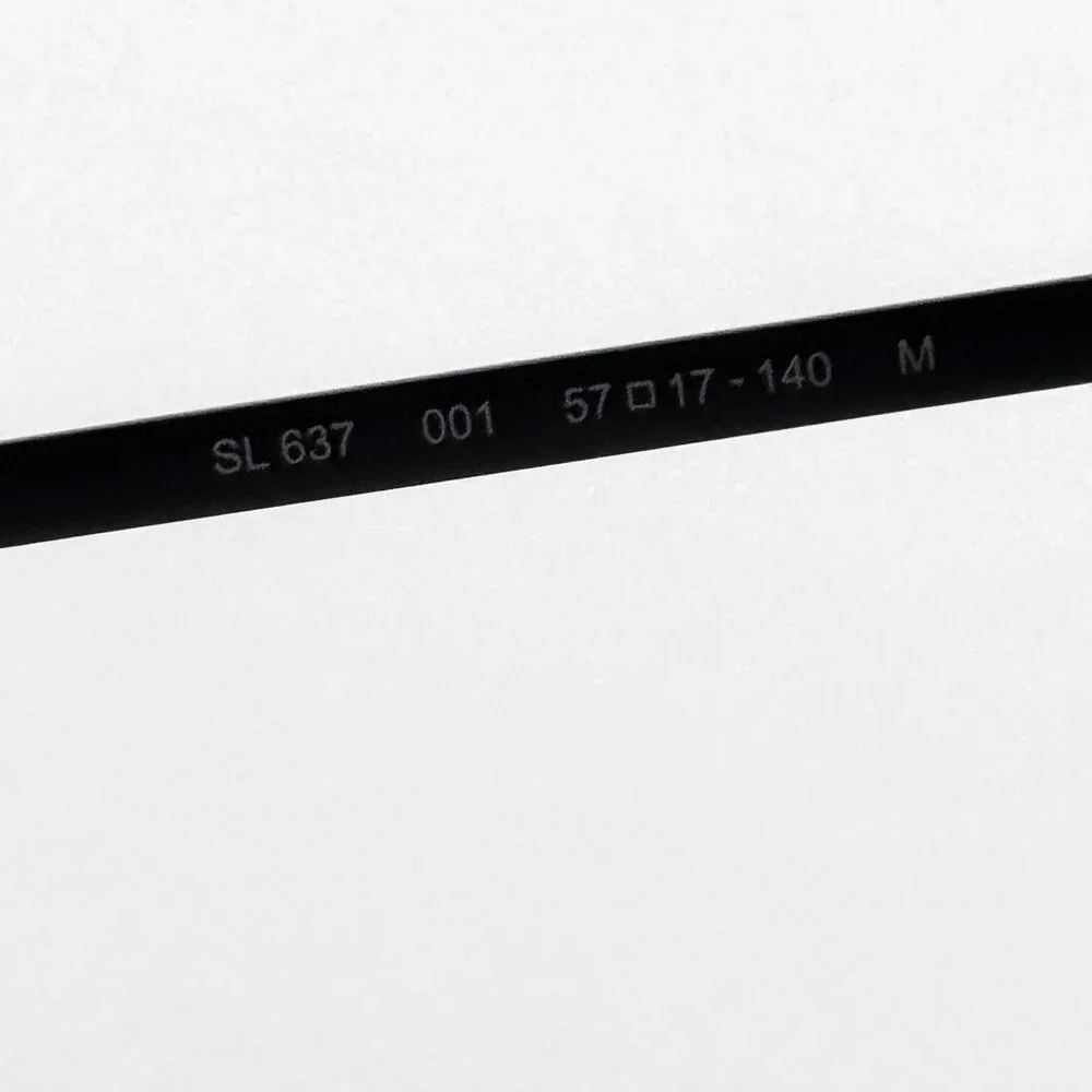 NEW SAINT LAURENT SUNGLASSES SL637 001 BLACK CAT EYE WOMEN EYEWEAR SL 637 001